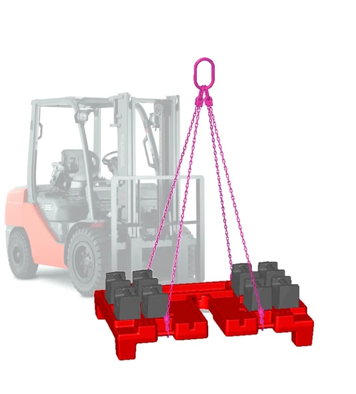 Massa di zavorra VGP standard prova di carico