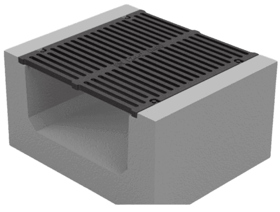 Angle iron channel grate