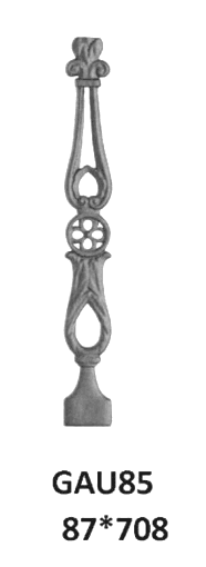 Balustrata, parapetto lavorato in ghisa