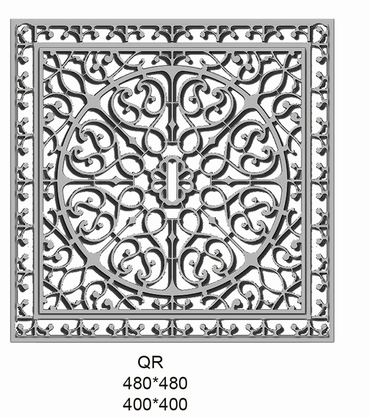 "Grattugiare in ghisa QR"