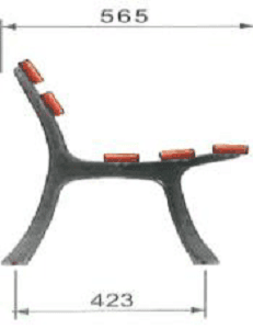 Piede di panca comfort