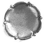 "Rosetta decorativa in ghisa - Ciotola"