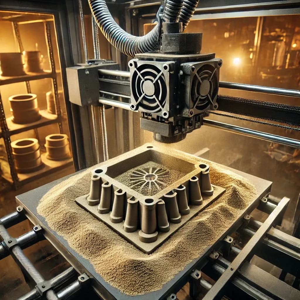 Fonderie 3D Fonderia uccellino – stampa additiva della sabbia e prototipazione