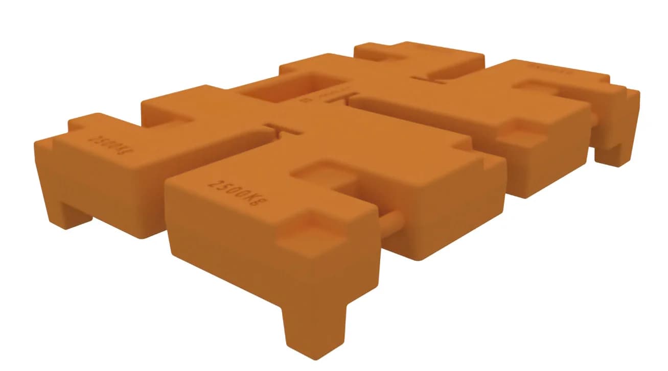 Massa di zavorra VGP di 2500 KG