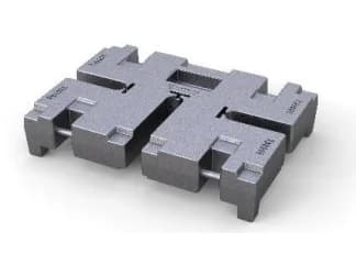 Piastra di zavorra VGP da 3000 KG RAL9007