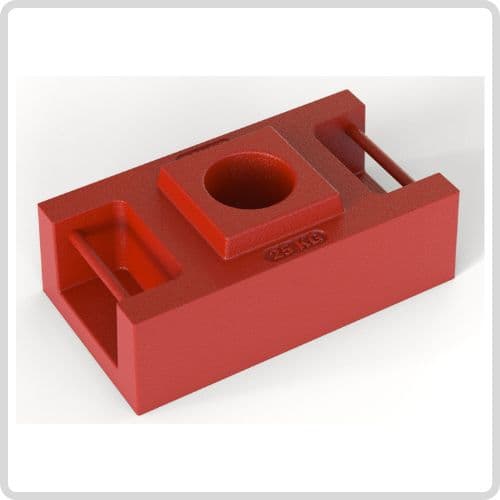Contropeso ponteggio 25 kg 300x170x115mm
