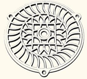 Griglia rotonda DIAM180