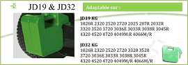 Masse del trattore John Deere 32 kg - JD32