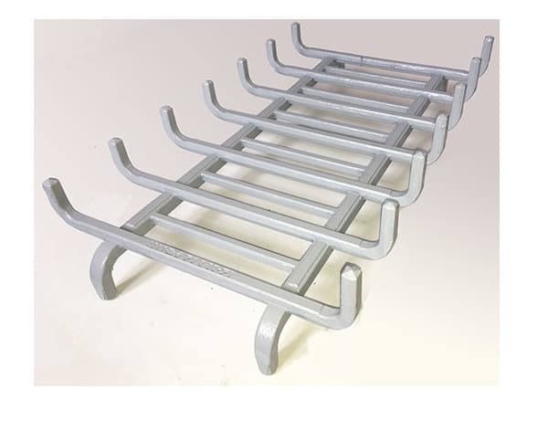 Porta legna in ghisa a conchiglia 7 barre