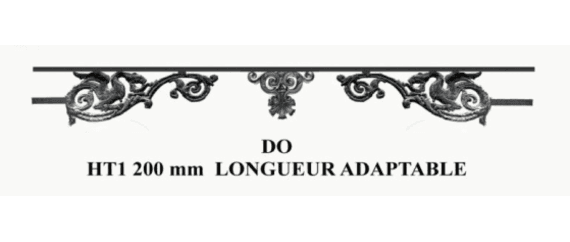 Barra di supporto per finestra in ghisa — rif DO